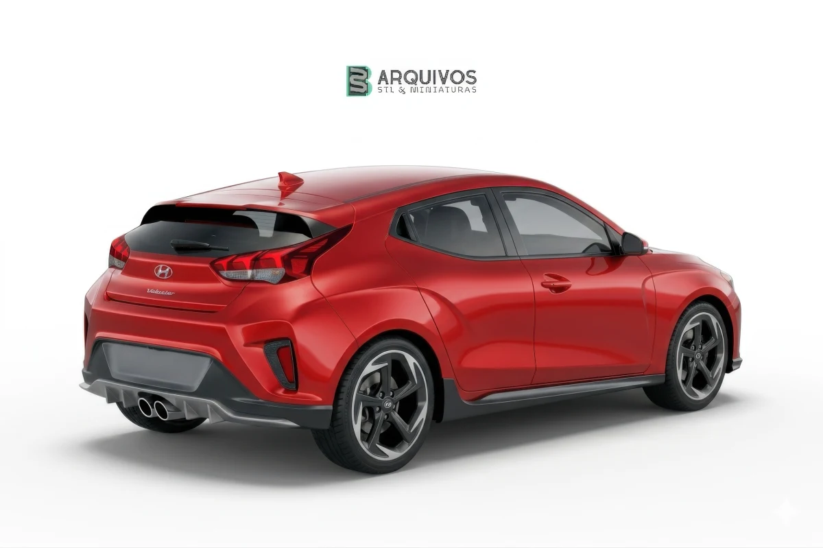 Modelo 3D STL - Hyundai Veloster 2019 — foto 3